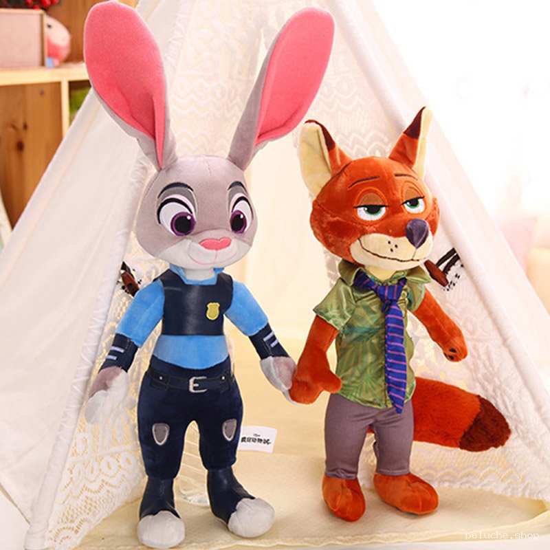 Peluches Zootopie | Judy Hopps & Nick Wilde Disney Officiel