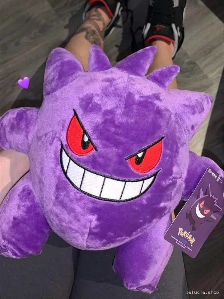 Peluche Gengar Pokémon Officielle - Doudou Doux et Charmant