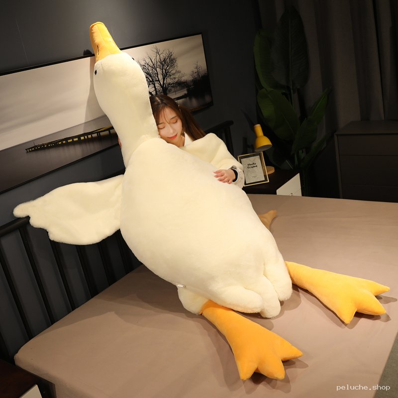 Peluche Oie Géante Ultra Douce - Idéale Câlins & Déco