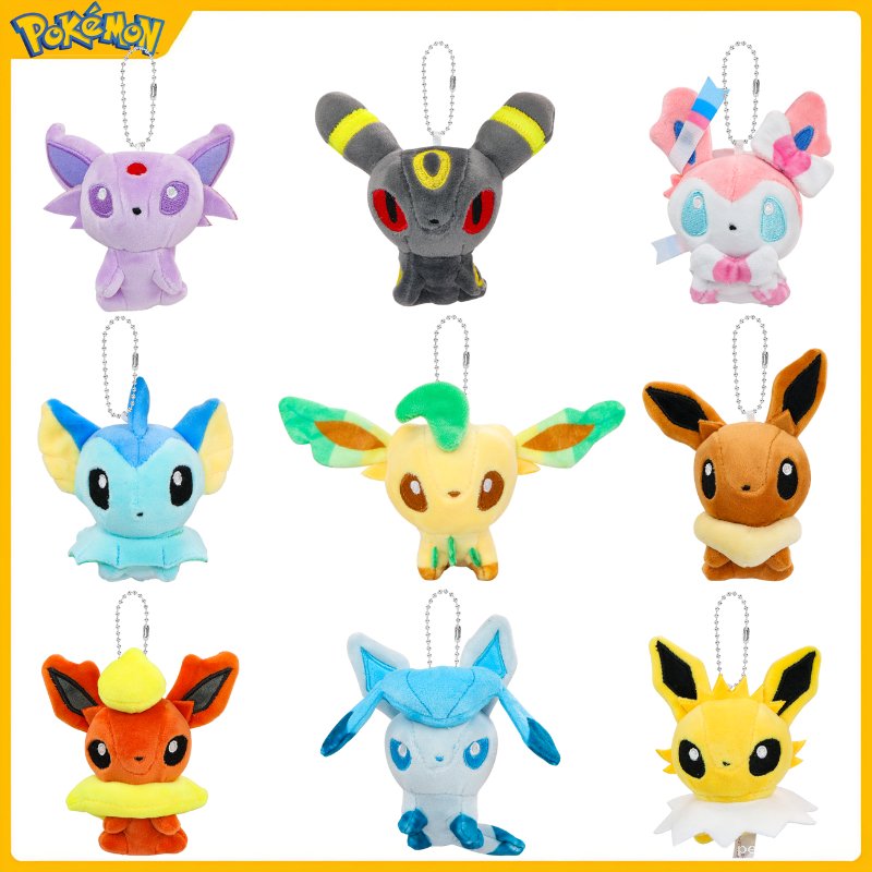 Porte-clés Peluches Pokémon Évolutions d'Évoli | Collection