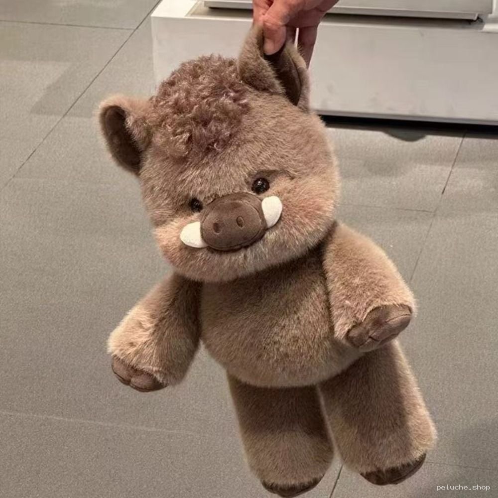 Peluche Sanglier Doudou Mignon et Doux | Peluche Animaux Forêt