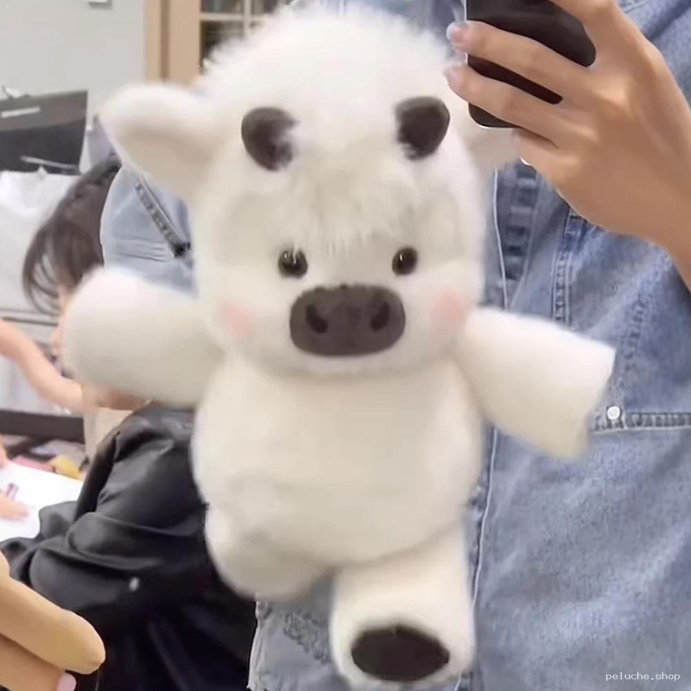 Peluche Vache Kawaii Blanche Ultra Douce | Cadeau Mignon