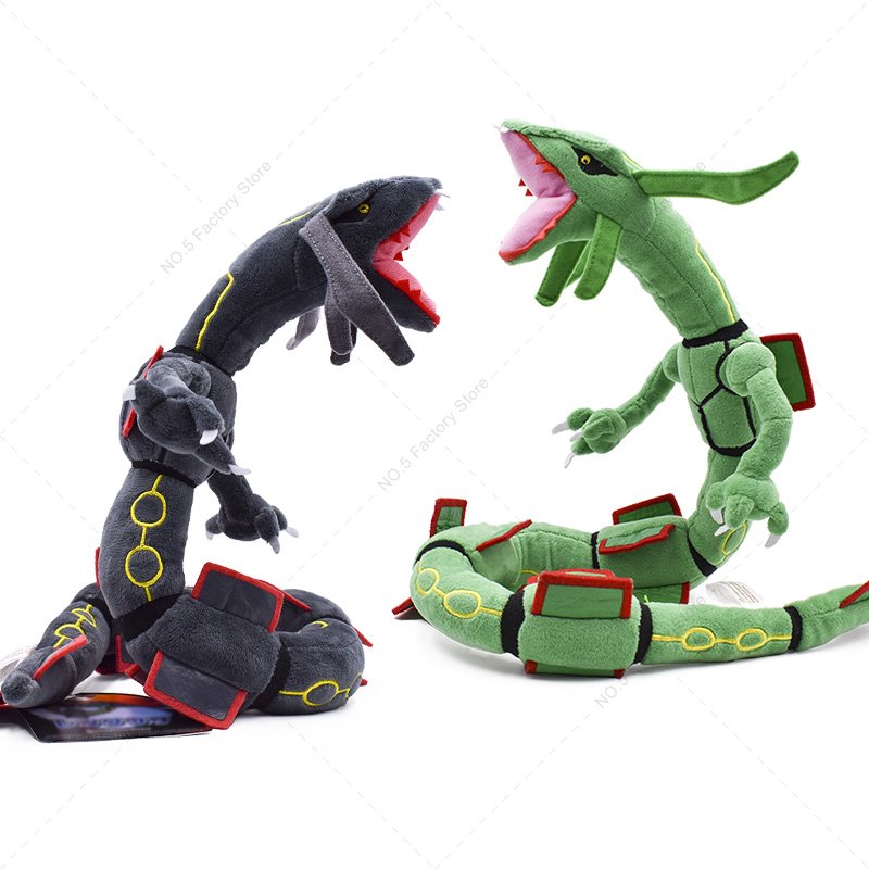 Peluche Rayquaza Pokémon Verte & Noire | Jouet Enfant