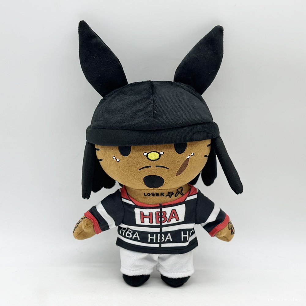 Peluche Personnage Unique Style Urbain avec Oreilles de Lapin