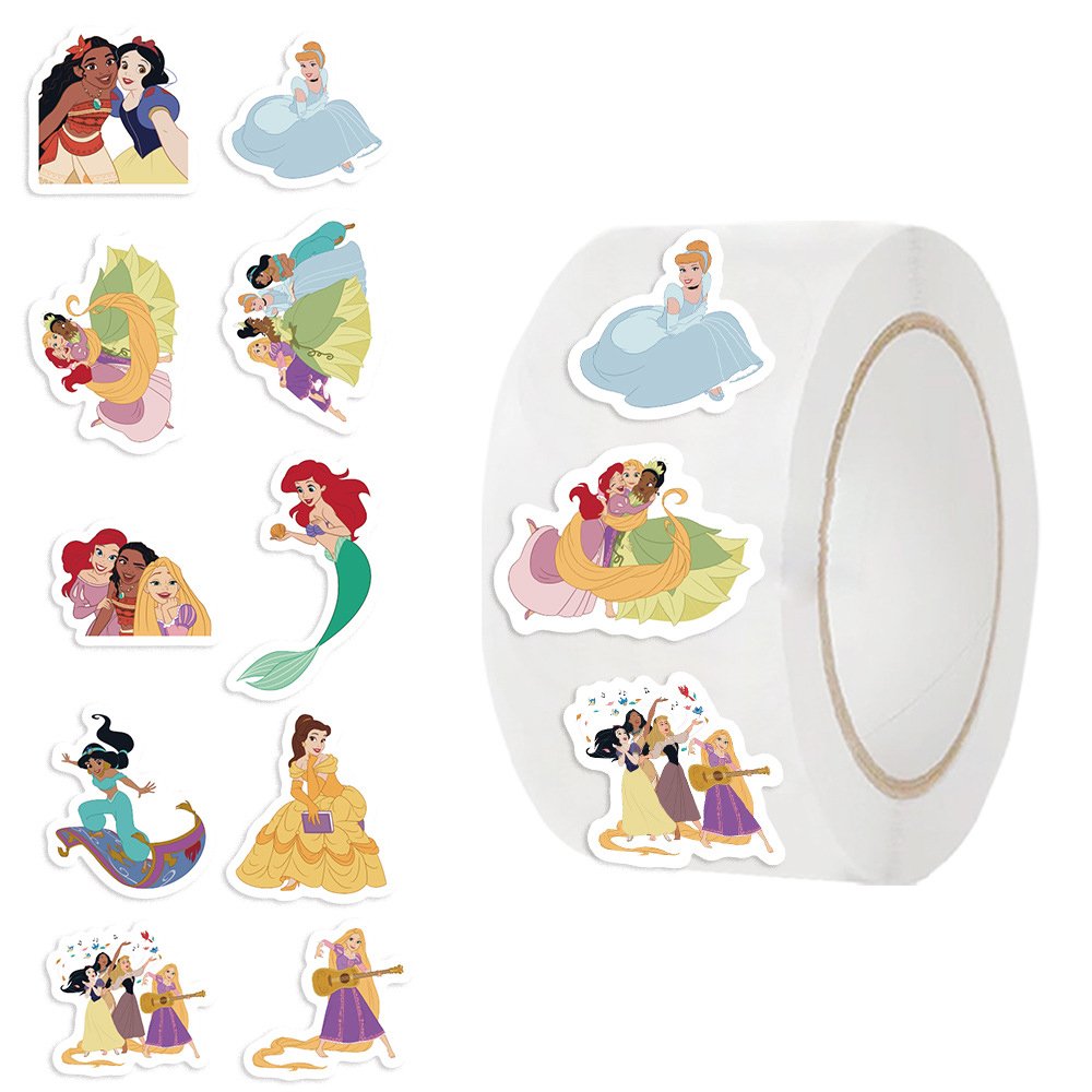 Stickers Princesses Disney - Rouleau Adhésifs Enfants