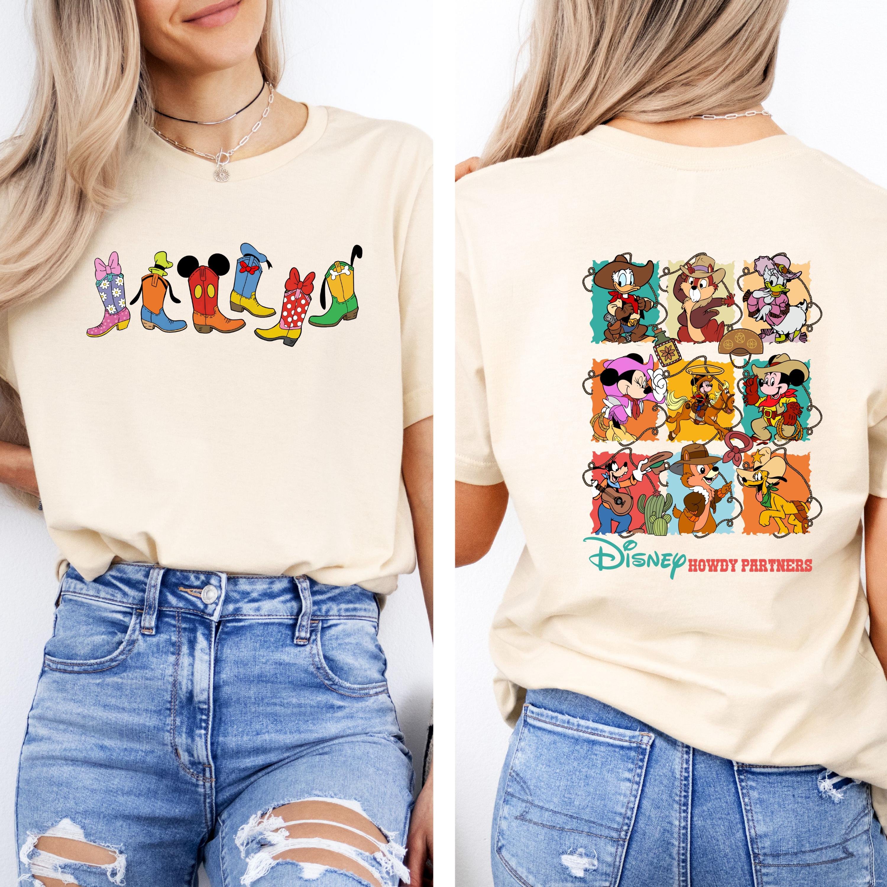 T-shirt Disney Howdy Partners Personnages Western