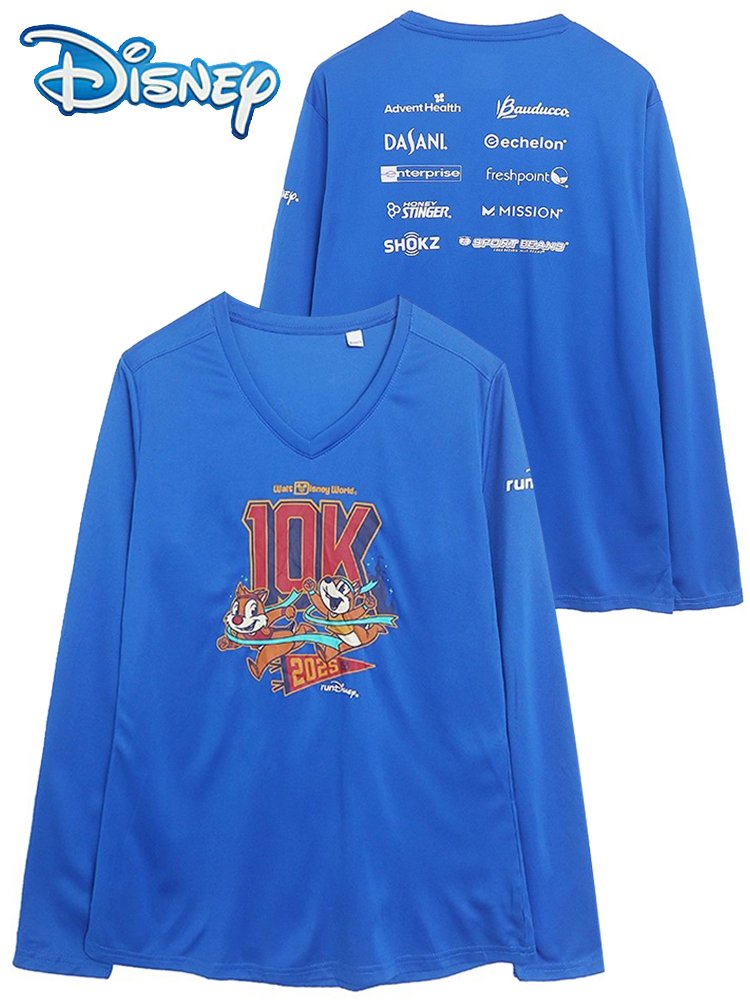 T-shirt Course Disney 10K 2025 Tic et Tac runDisney officiel