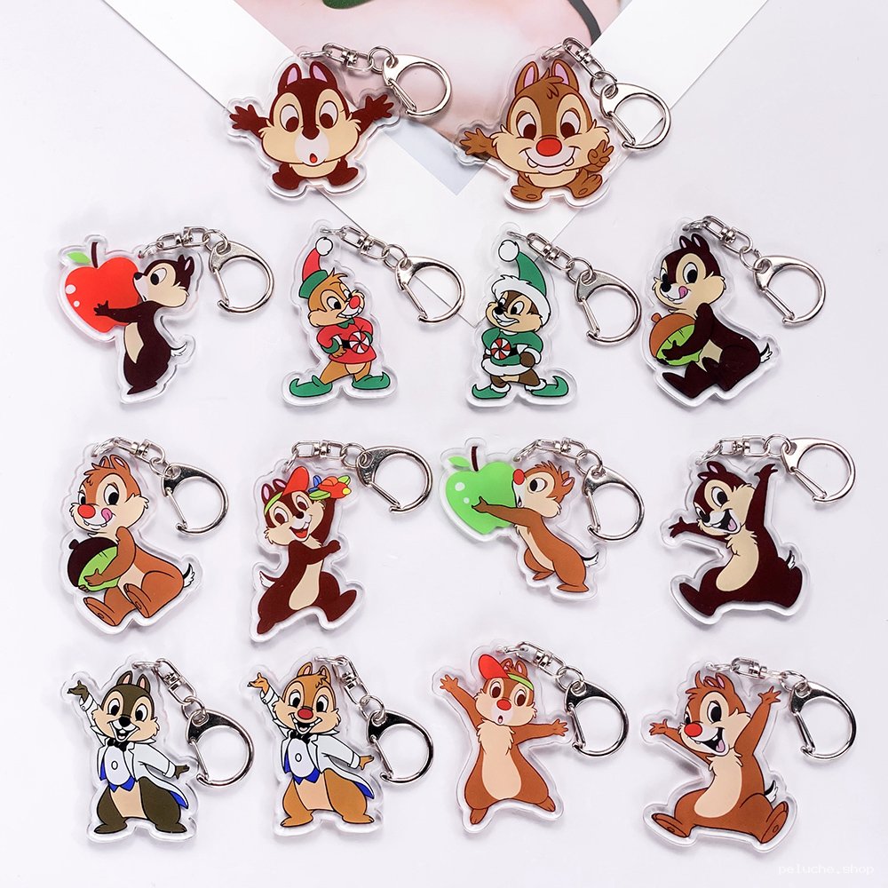 Porte-clés Tic et Tac Disney | Accessoires Mignons Acrylique