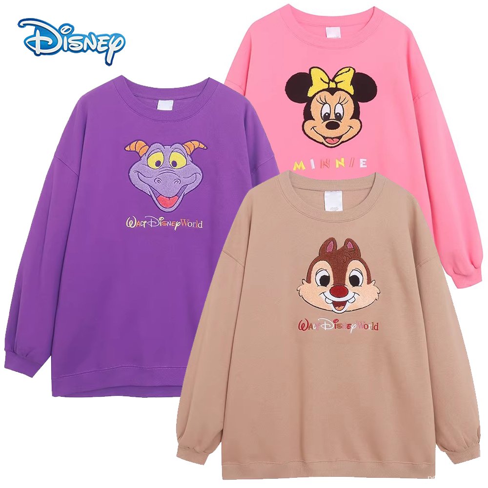 Sweatshirts Disney Personnages : Minnie, Figment, Dale