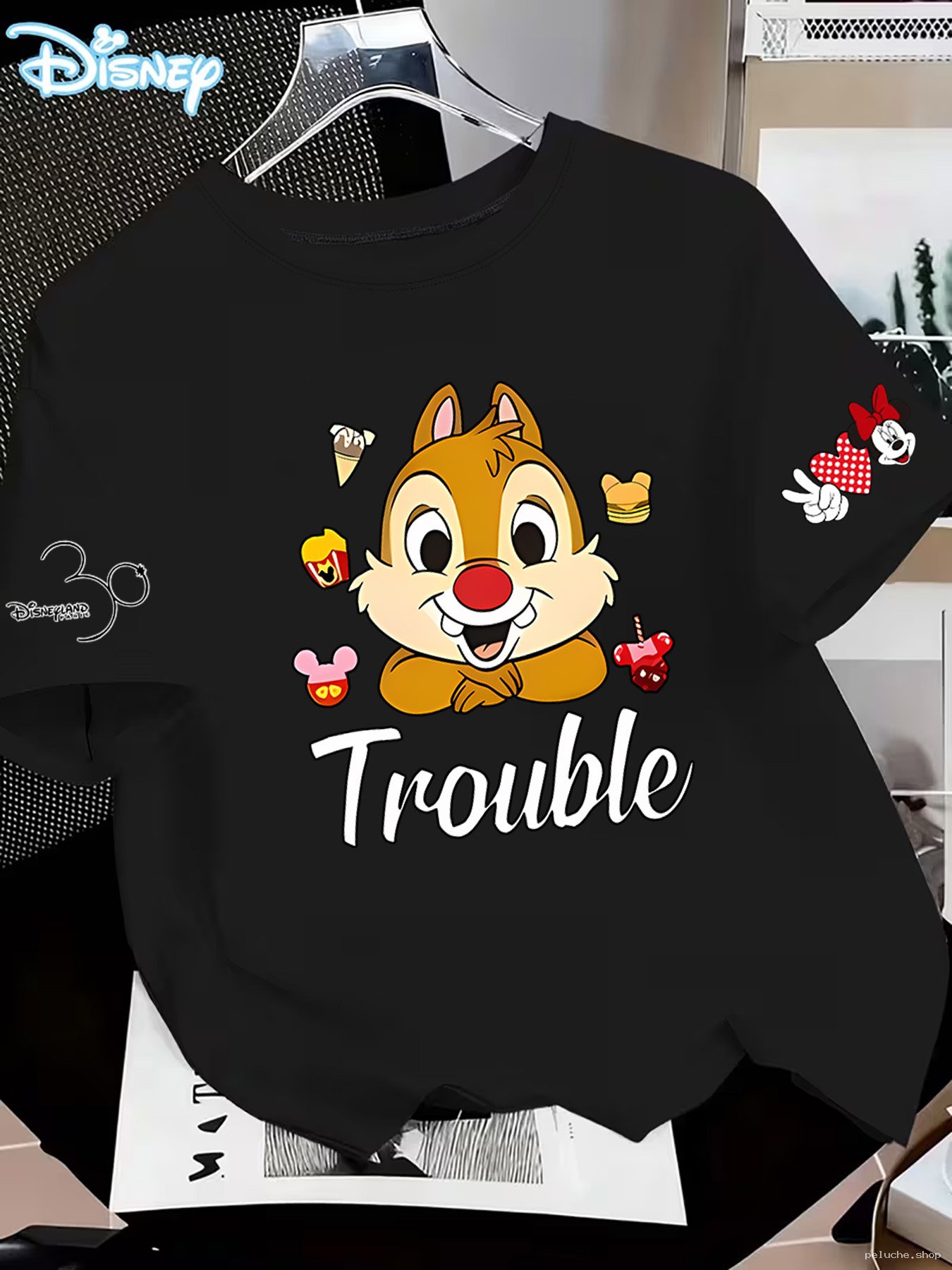 T-shirt Disney Tic & Tac "Trouble" - 30 ans Disneyland Paris