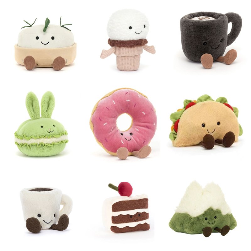 Découvrez Nos Peluches Foodies Irrésistibles et Douillettes
