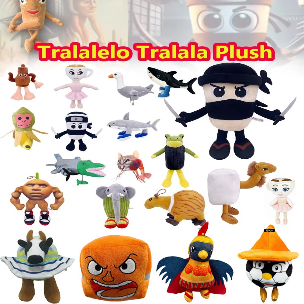 Peluche Tralalelo Tralala - Collection Personnages Uniques