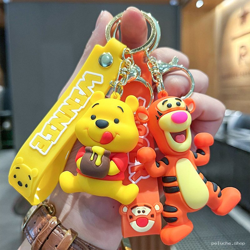 Porte-clés Winnie l'Ourson et Tigrou Disney - Mignons et fun