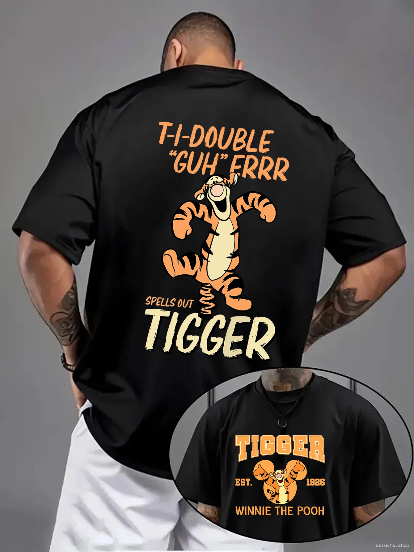 T-shirt Tigrou Drôle Winnie l'Ourson – Design Unique & Confort