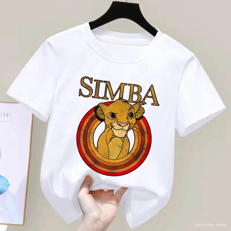 T-shirt Enfant Simba Le Roi Lion - Vêtement Disney Stylé