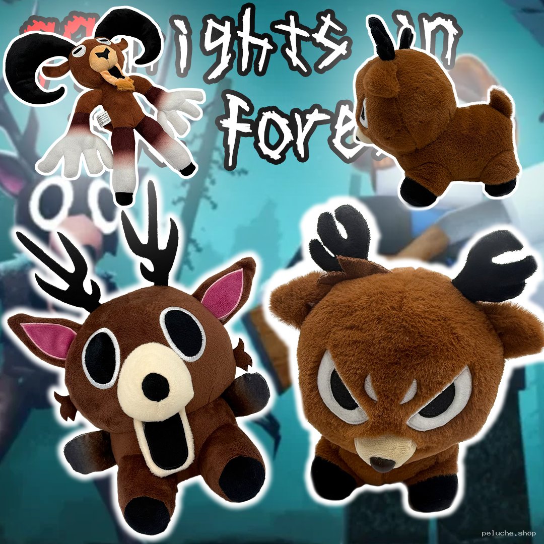 Peluches "Nights in the Forest" - Personnages du Jeu