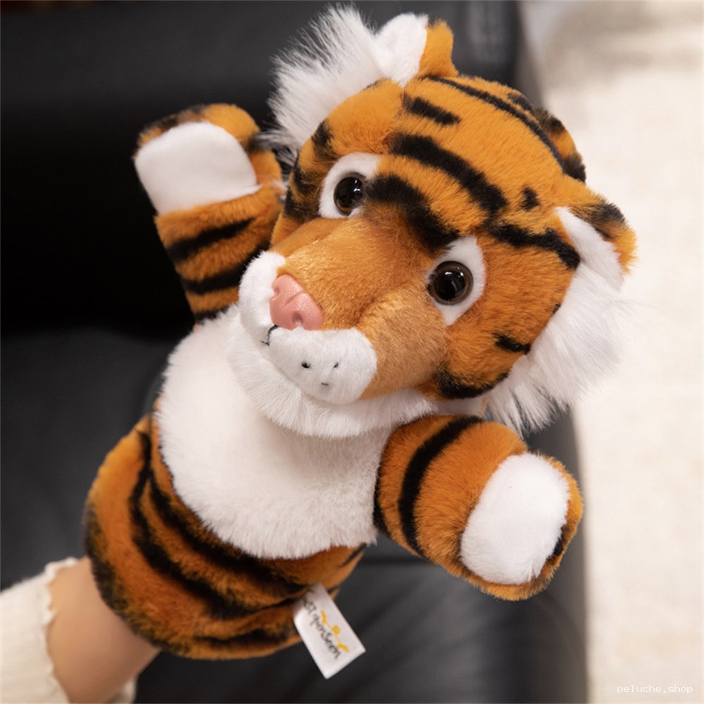 Marionnette Tigre Peluche Douce | Jouet Interactif Enfants