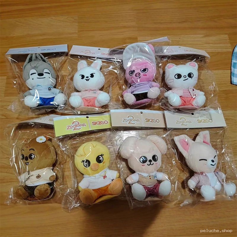 Peluches SKZOO Zootopia – Collection Complète d'Animaux Mignons