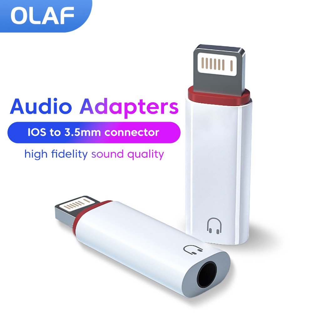 OLAF Adaptateur Audio iPhone vers Jack 3.5mm | Son HQ