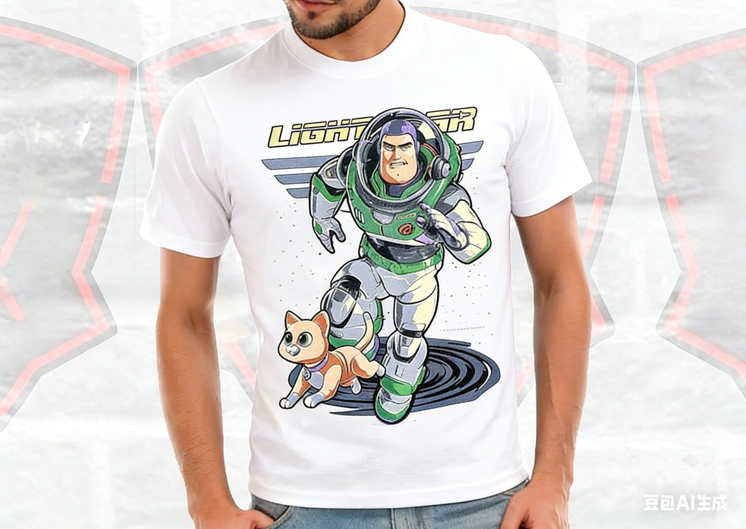 T-shirt Buzz L'Éclair & Sox - Disney Lightyear Officiel
