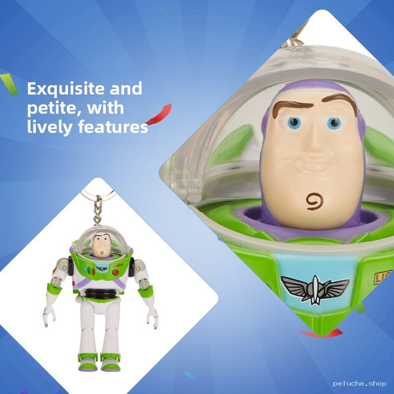 Porte-clés Buzz l'Éclair Toy Story - Figurine détaillée