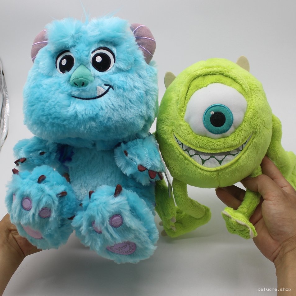Peluche Sulley et Mike Wazowski - Monstres & Cie Disney