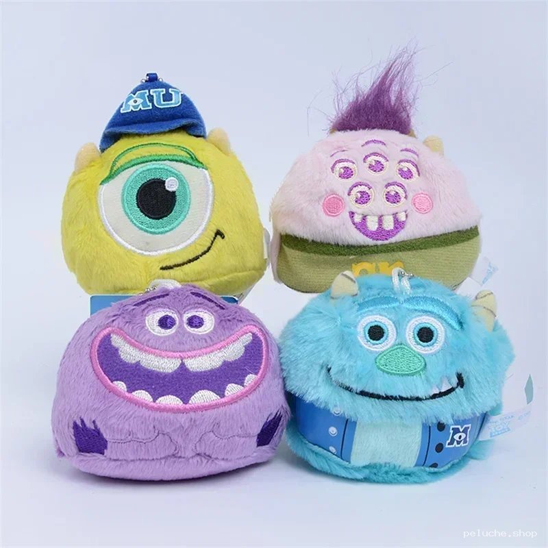 Mini Peluches Monstres & Cie - Porte-clés Mike Sully Disney Pixar