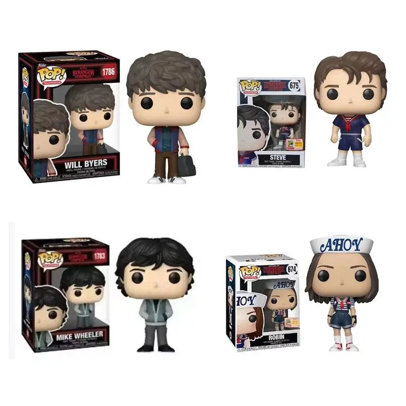 Funko Pop! Stranger Things: Will, Steve, Mike, Robin Collection