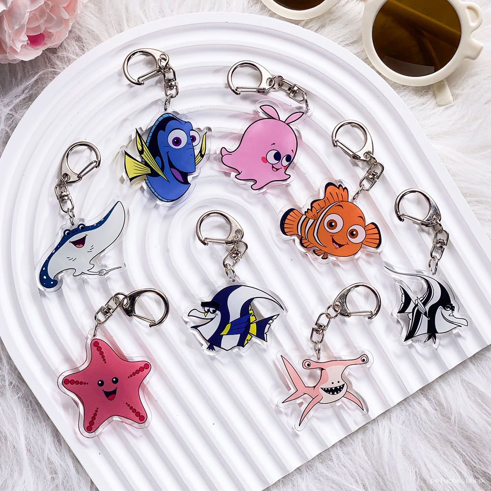 Porte-clés Le Monde de Nemo & Dory | Personnages Marins Adorables