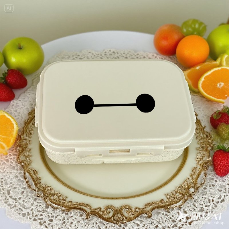 Boîte à lunch Baymax | Bento éco-responsable style mignon