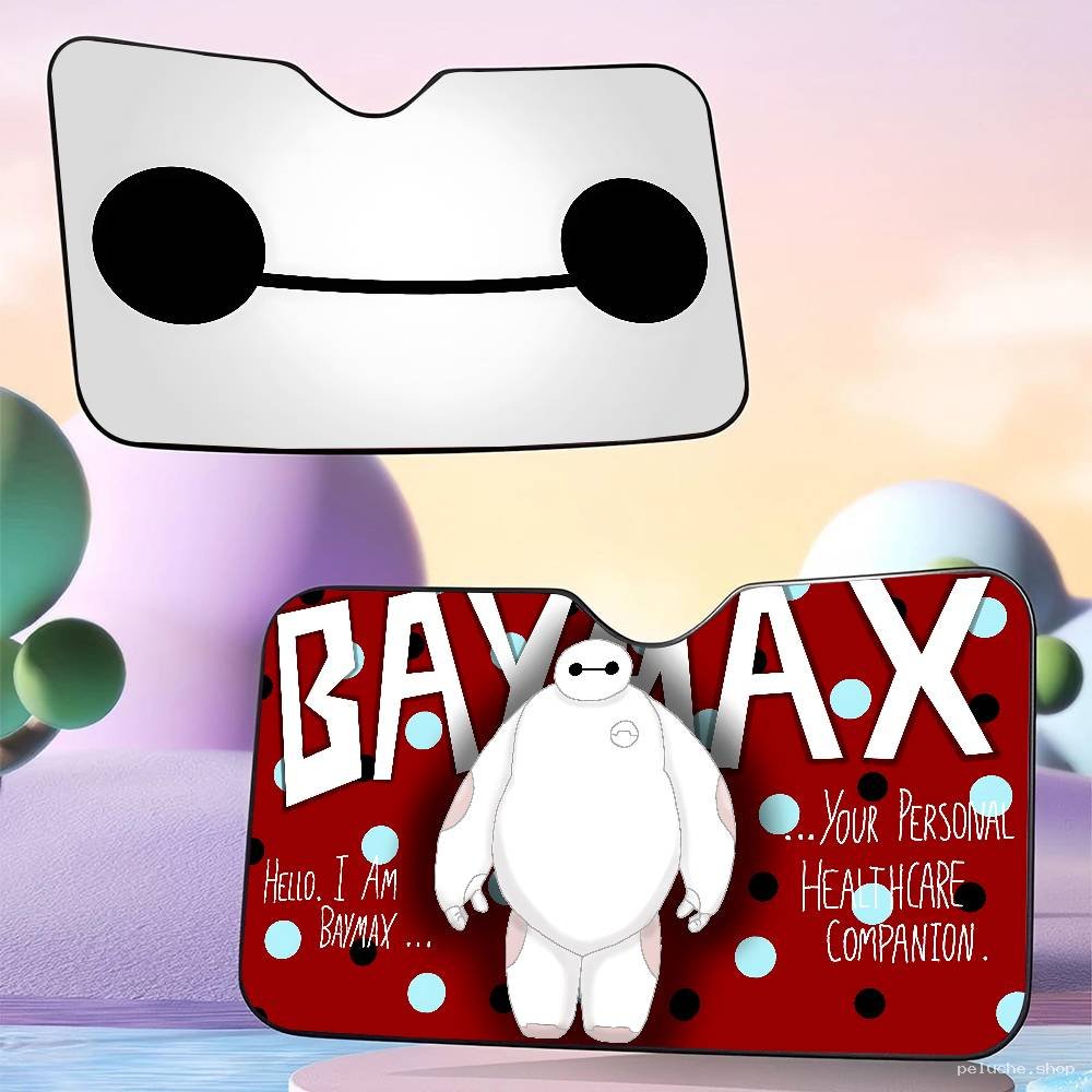 Pare-soleil Voiture Baymax - Compagnon de Route Héroïque