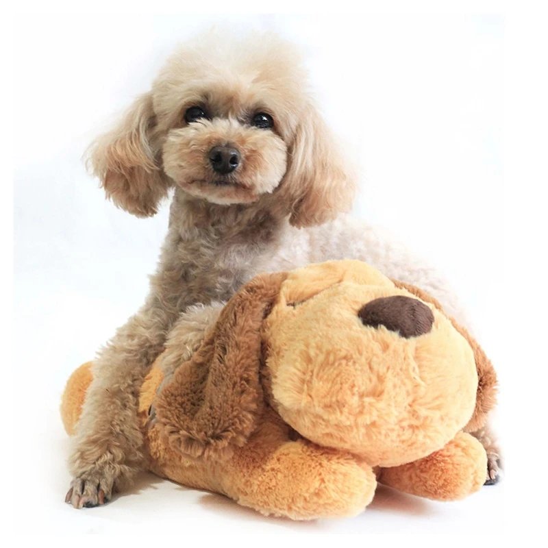 Doudou Chien Doux et Réconfortant pour Chiots et Petits Chiens