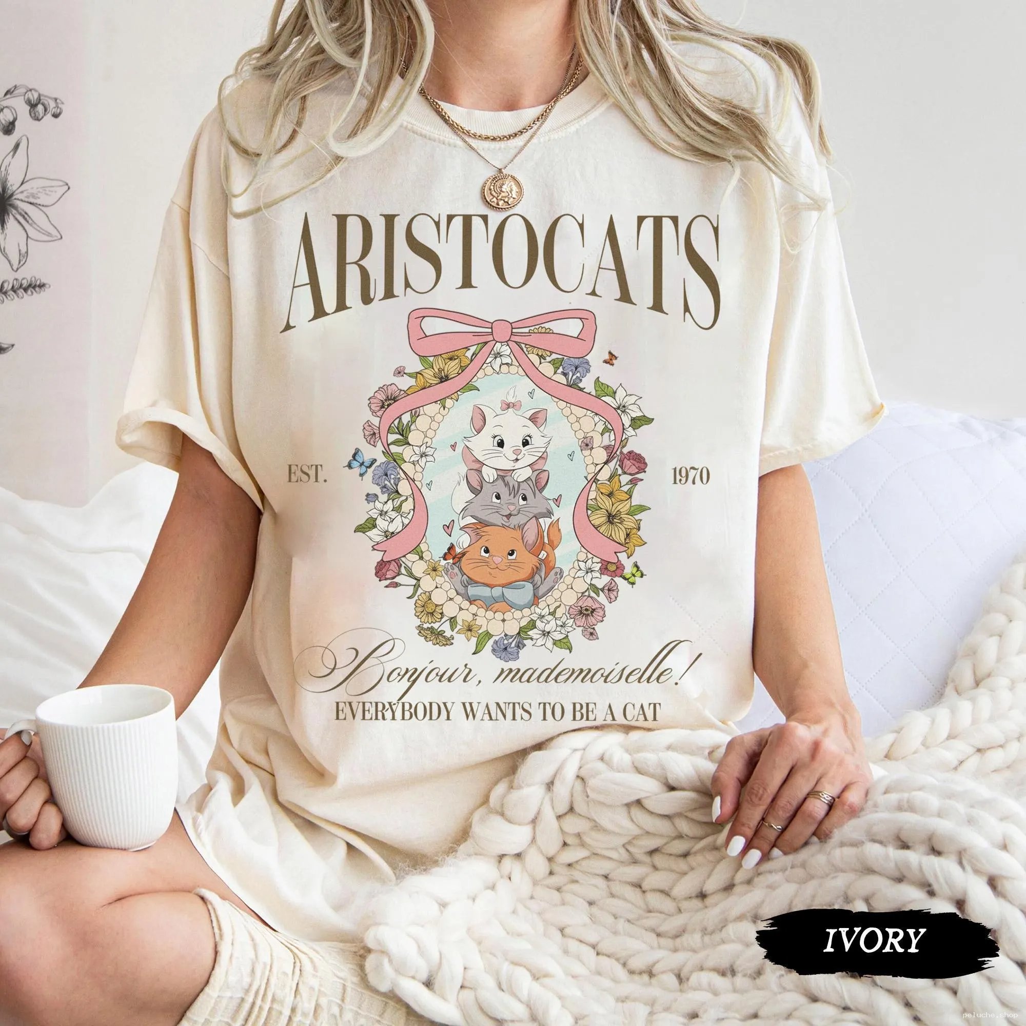 T-shirt Les Aristochats Disney - Mode Vintage Féline