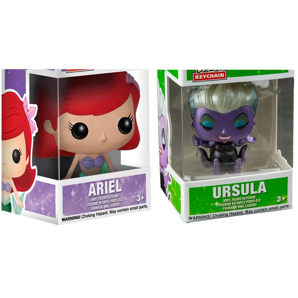 Funko Pop Keychain Disney Ariel & Ursula - La Petite Sirène