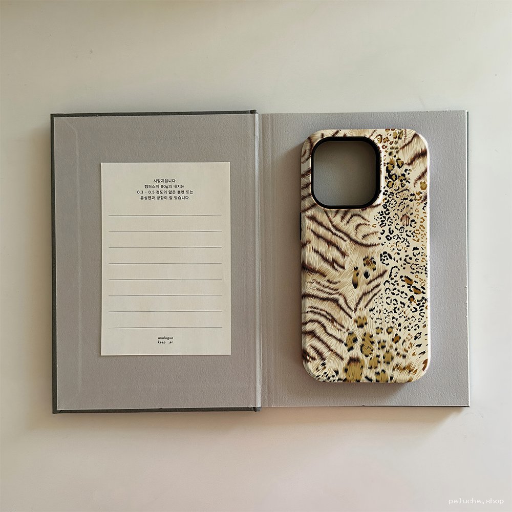 Coque iPhone Imprimé Animal Tigre Léopard | Accessoire Chic