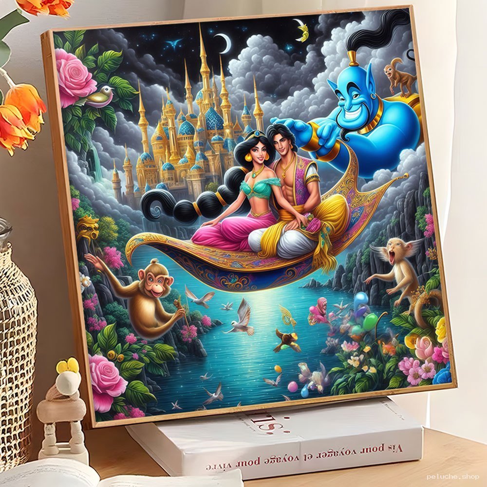 Aladdin & Jasmine : Aventure Magique sur Tapis Volant