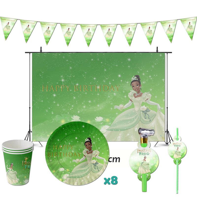 Set Décoration Anniversaire Princesse Tiana - Fête Magique