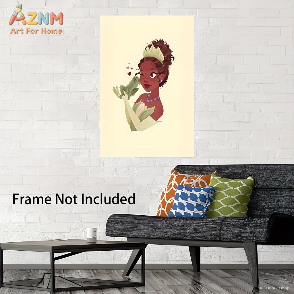 Affiche Princesse Tiana et la Grenouille - Art Mural Enfantin