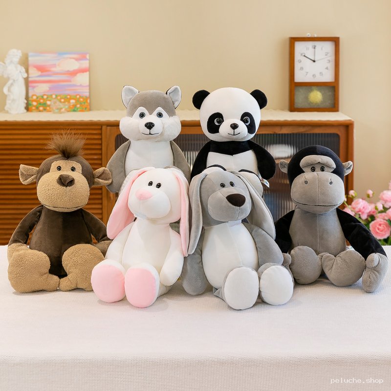 Peluche Animaux Mignons - Singe, Panda, Lapin & Plus