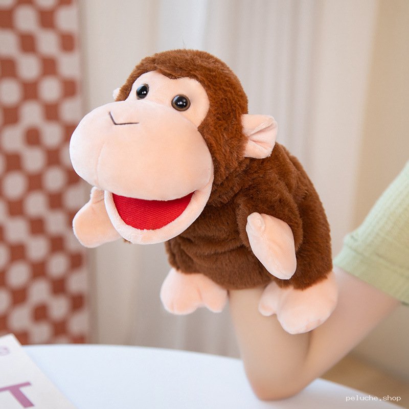 Marionnette Singe Peluche Douce pour Enfants | Amusement Garanti