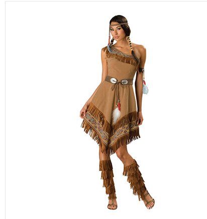 Déguisement Amérindienne Femme Luxe - Idéal Fête & Carnaval