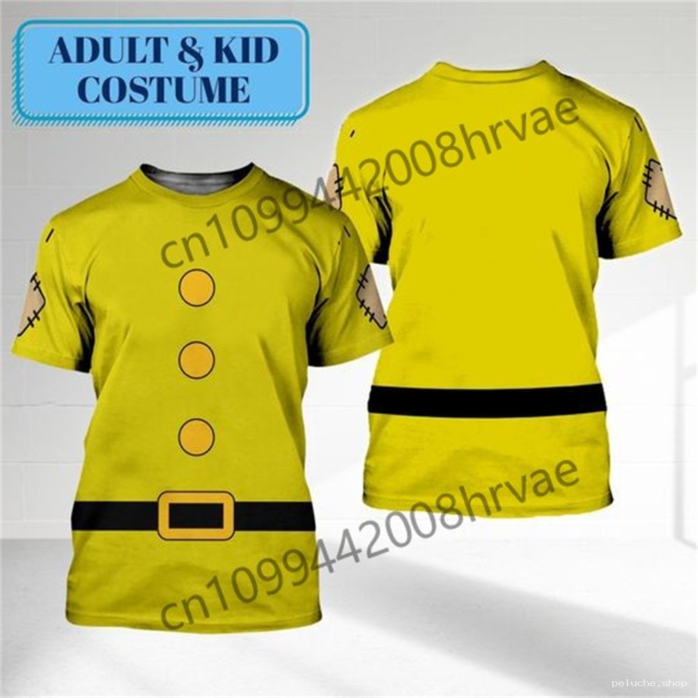 T-shirt Déguisement Nain Jaune - Costume Adulte & Enfant