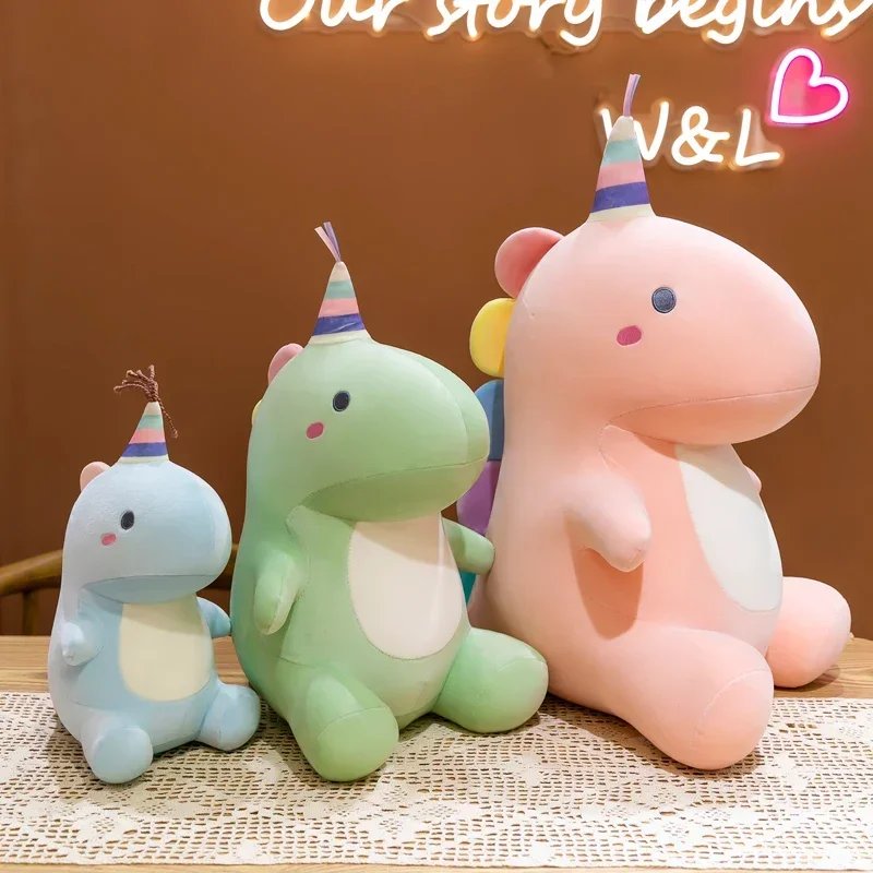 Peluches Dinosaures Licornes Kawaii | Doux Compagnons Colorés
