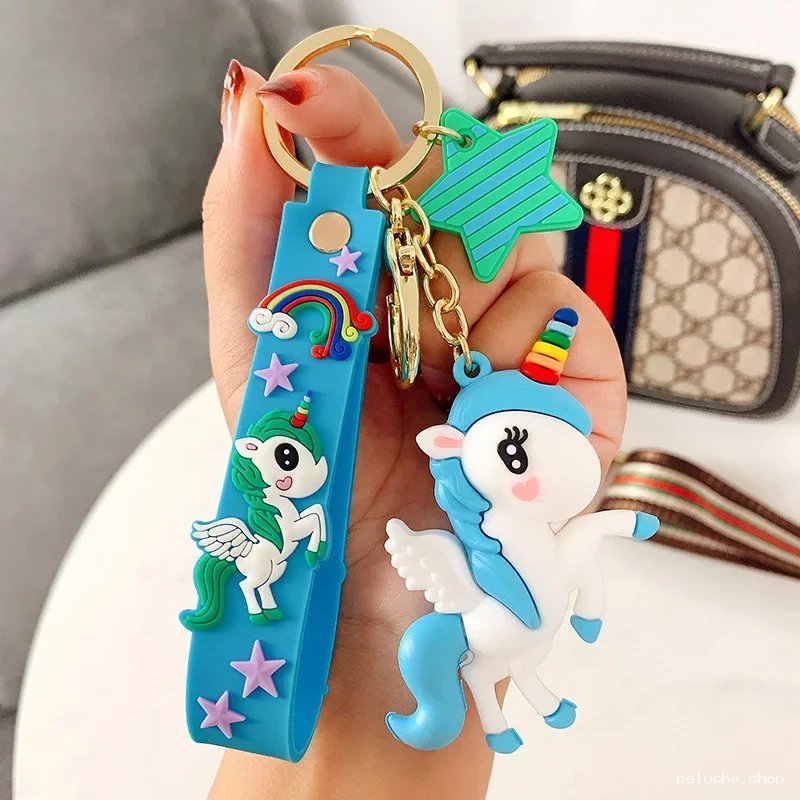 Porte-clés Licorne Arc-en-ciel - Accessoire Fantaisie Mignon