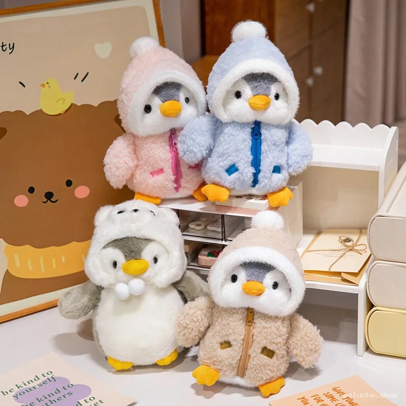 Peluche Pingouin Mignon Vêtu | Douce Compagnie pour Enfants