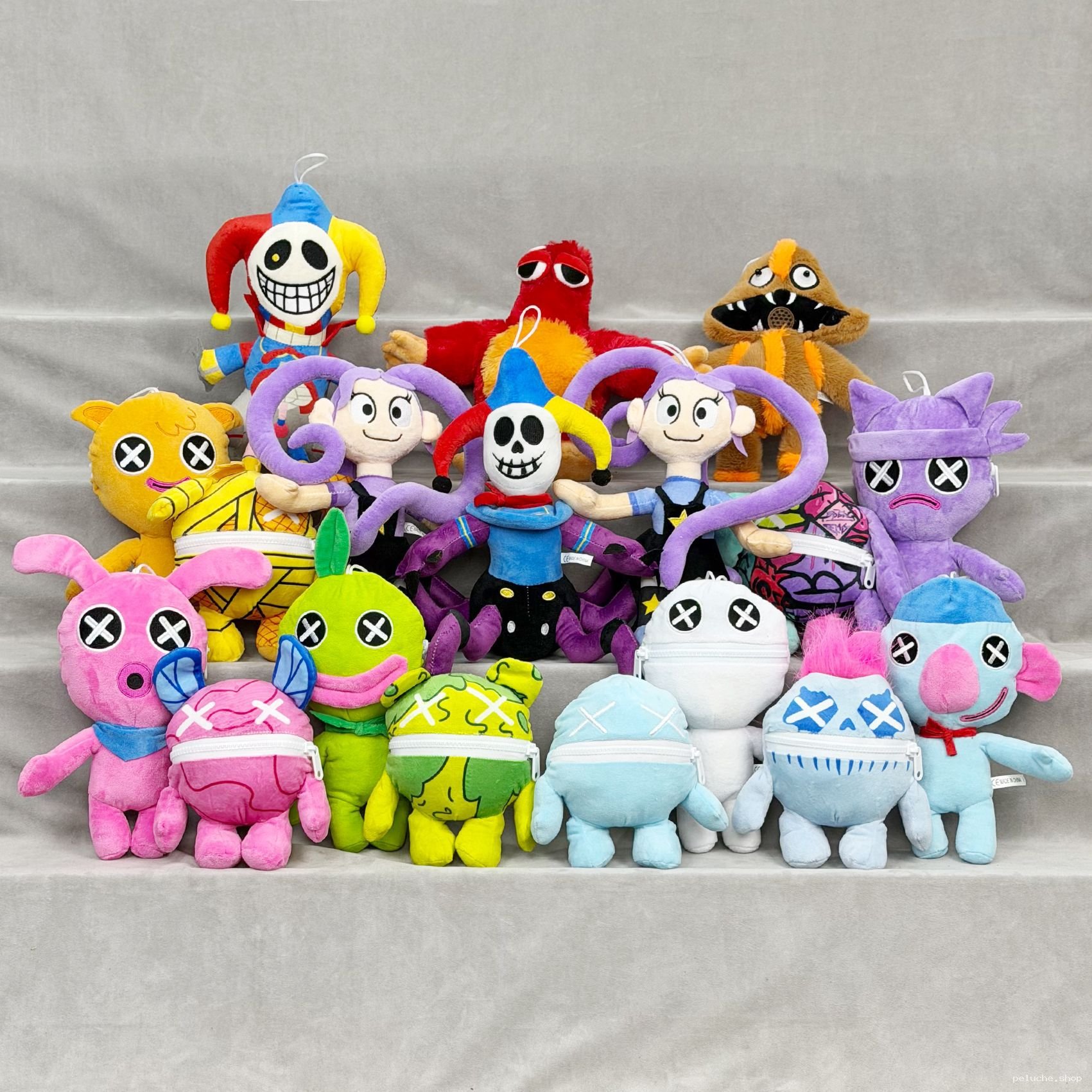 Peluches de Personnages Uniques et Fantastiques - Collection