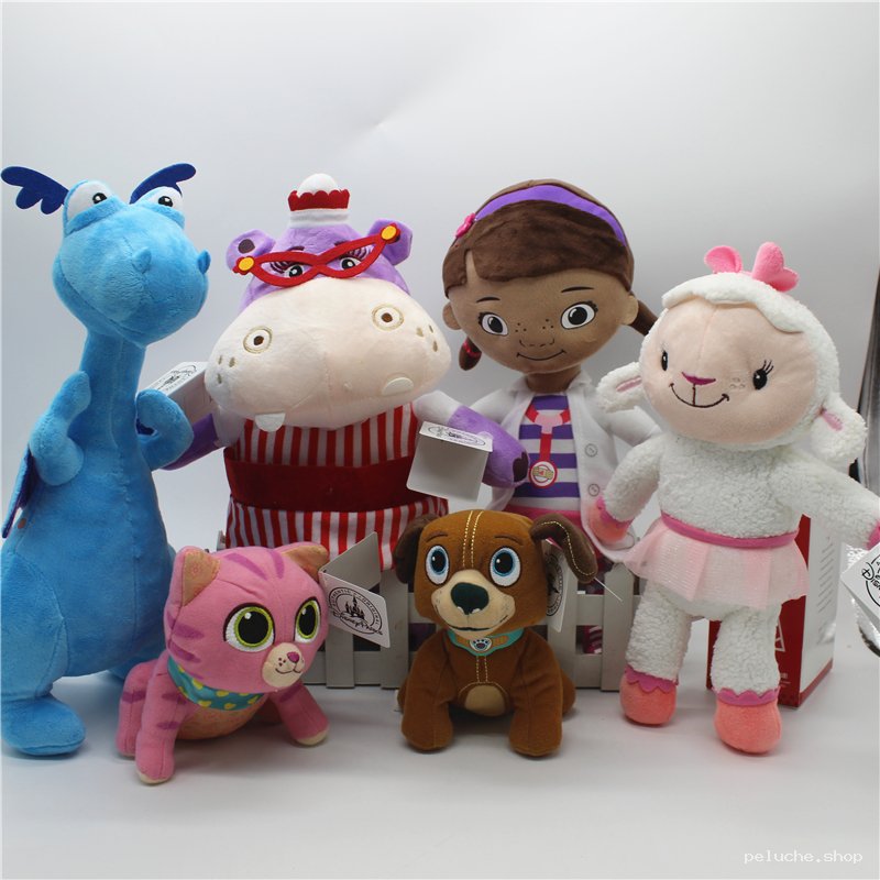 Collection Peluches Disney : Doc La Peluche & Amis