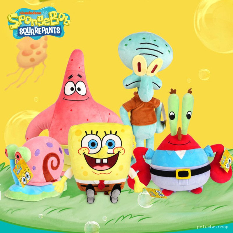 Peluche Bob l'Éponge et Amis | Collection Complète