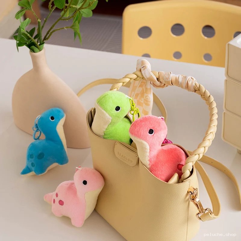 Mini Peluches Dinosaures Mignons - Porte-clés Adorables