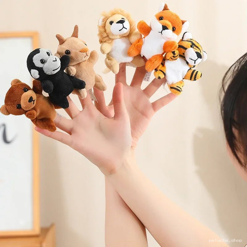 Marionnettes à doigts animaux | Jouet éducatif | Peluche Shop